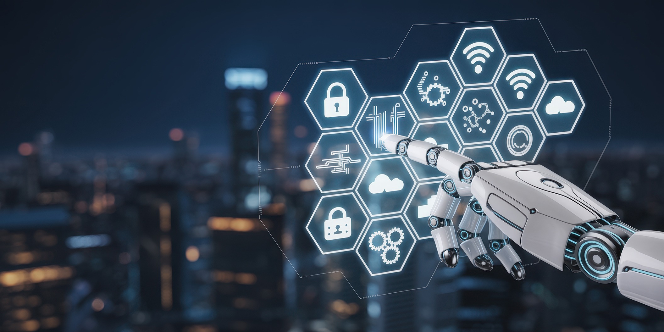 Enterprise AI + CRM workflow visual